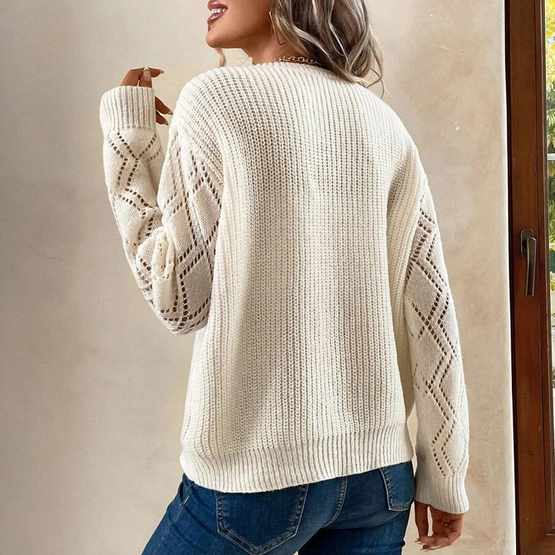 Women's Long Sleeve Acrylic Sweater