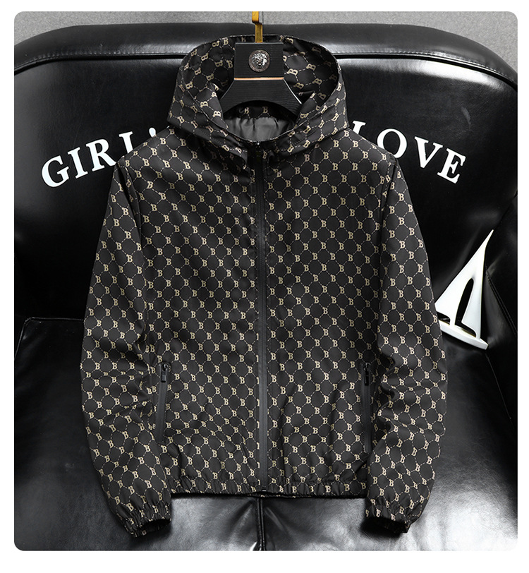 Stripe Jacket With Zipper