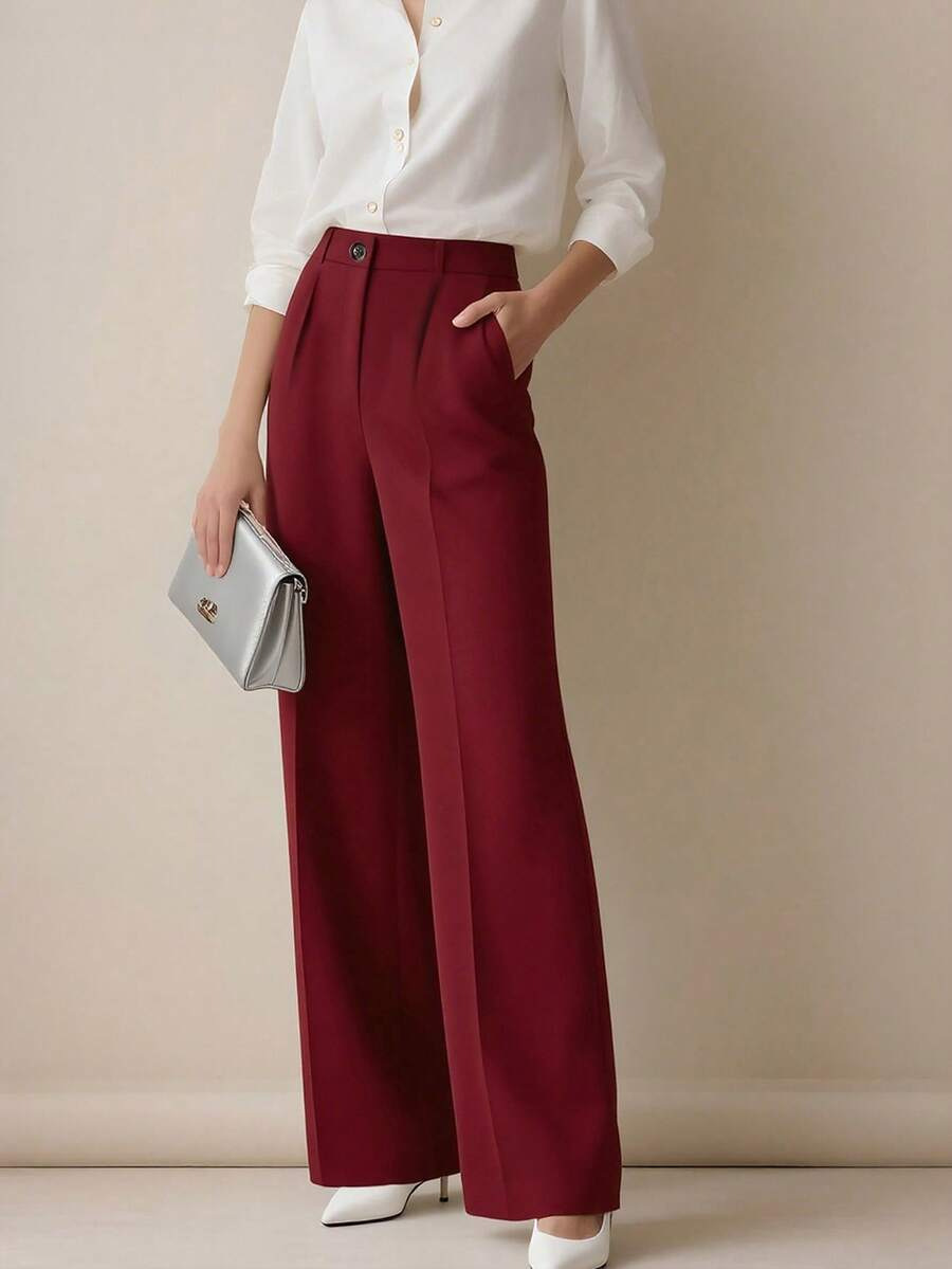 Casual Full Length Dress Pants