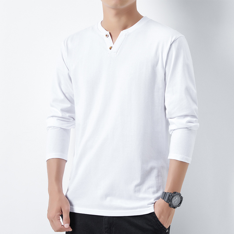 Long Sleeve T-shirt For Men In Cotton With Embroidery
