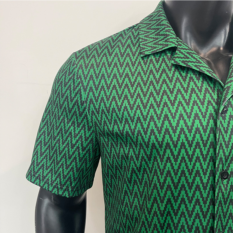 Casual Short Sleeve Polyester Blouse With Printing