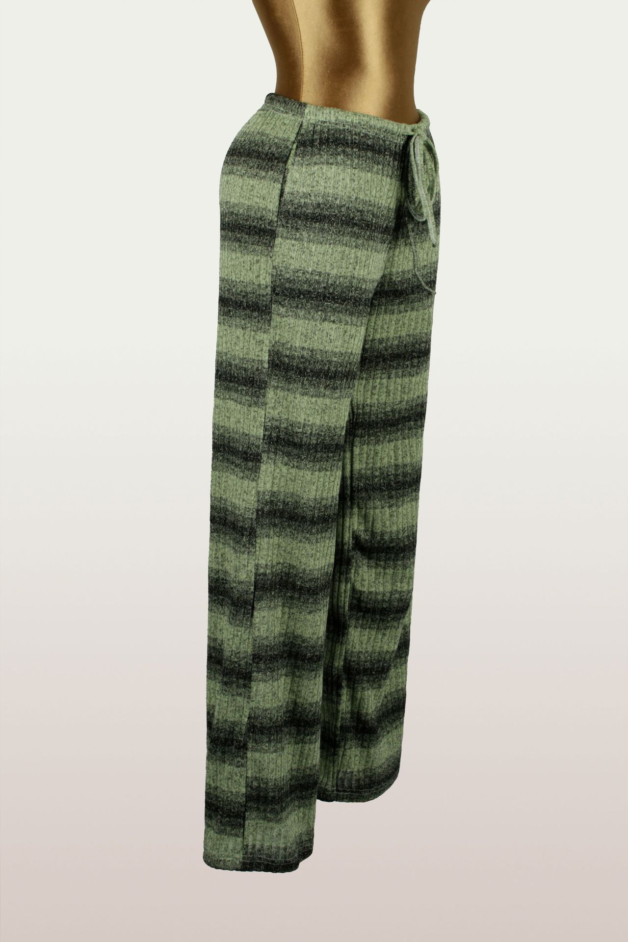 Mid Waist Waist Line Casual Pants Pants Type Casual Full Length Casual Pants With Printing On Polyester Fabric