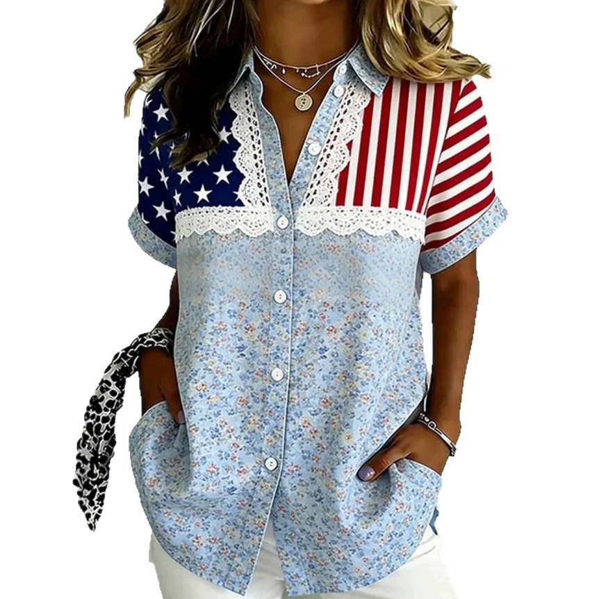 Women’s Short Sleeve Polyester Shirt