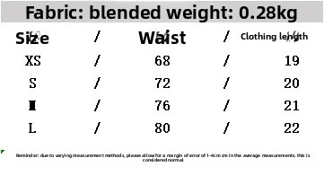 Casual High Waist Women's Shorts In Cotton