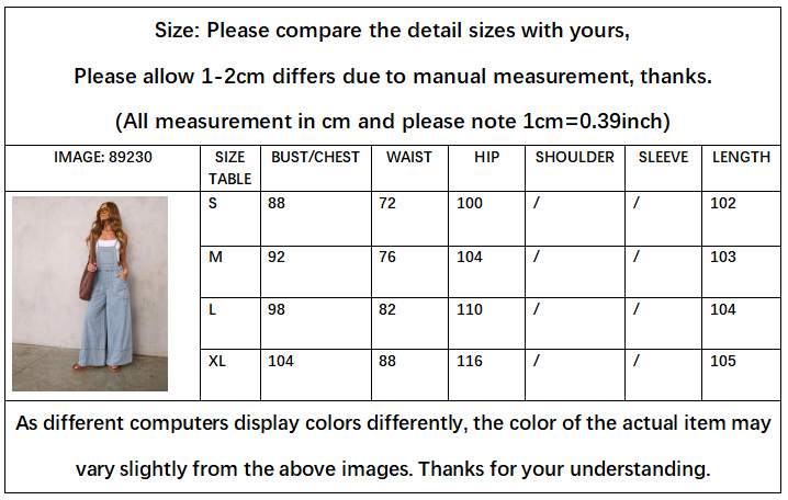 Wide Leg Full Length Pocket Pants For Women In Cotton