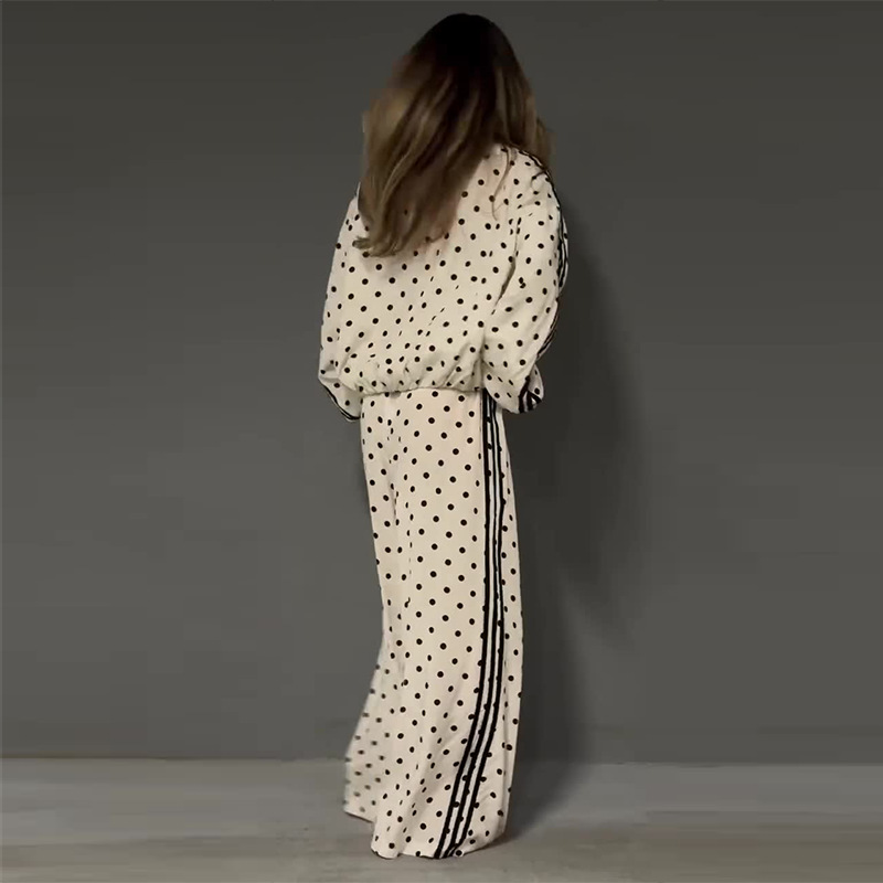 Polka Dots Pant Co-ord Set