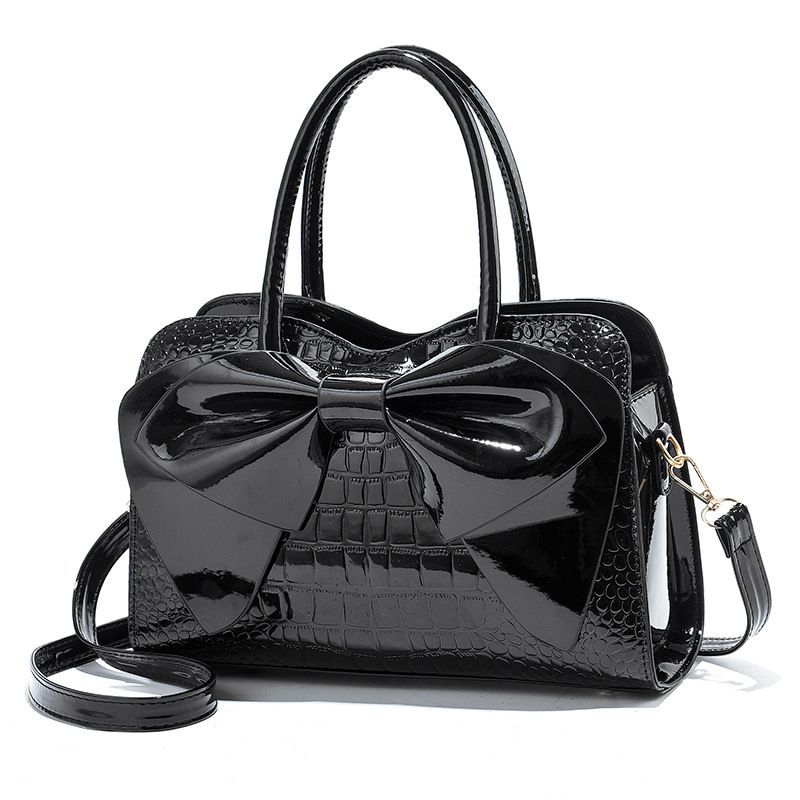 Vintage Style Large Solid Color PU Leather