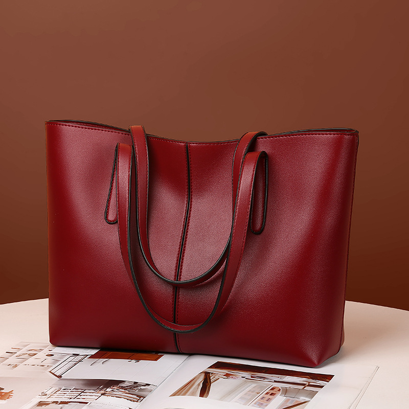 PU Leather Tote Bag For Women