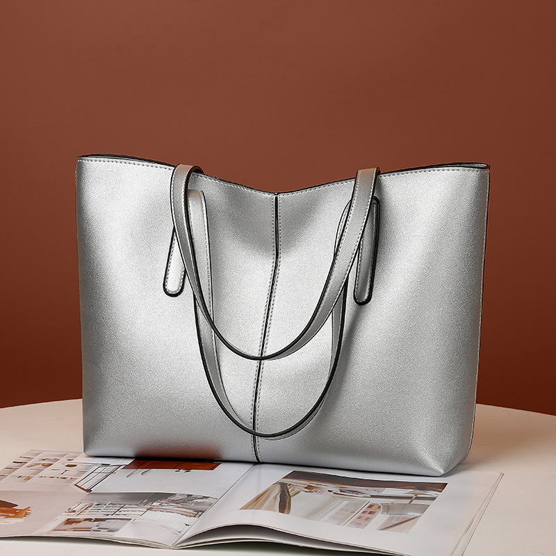 PU Leather Tote Bag For Women