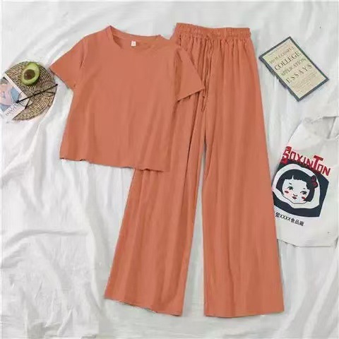 Casual Set In Elastane Fabric With Straps