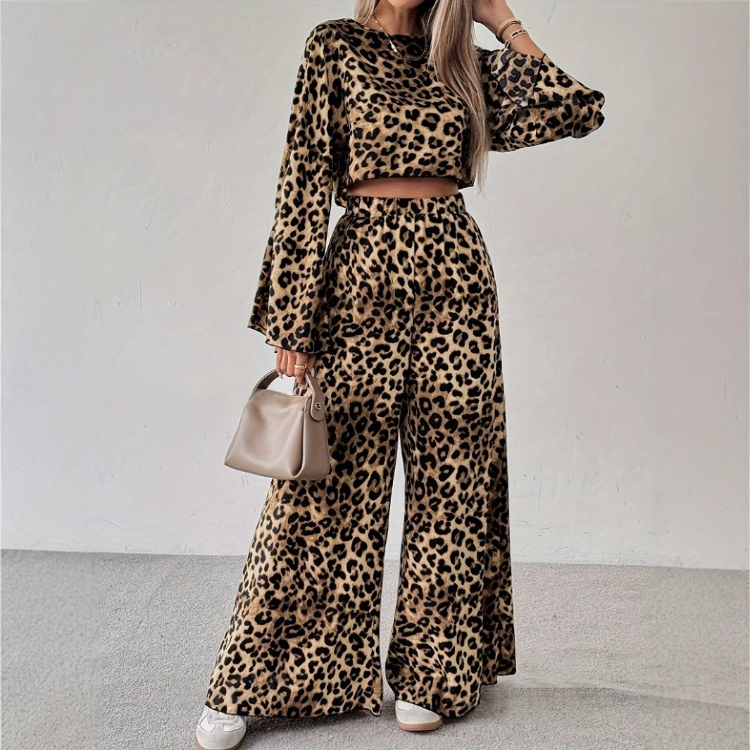 Leopard Print Casual Set