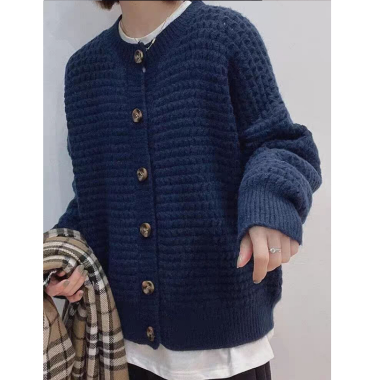 Knit Cardigan With Long Sleeves