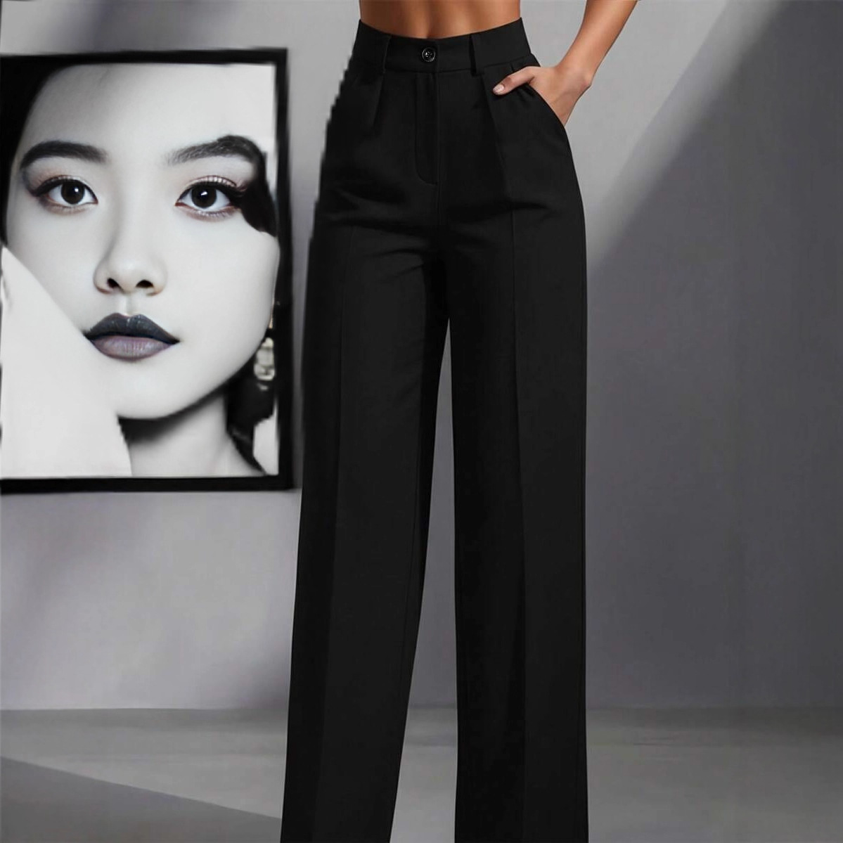 Casual Full Length Dress Pants