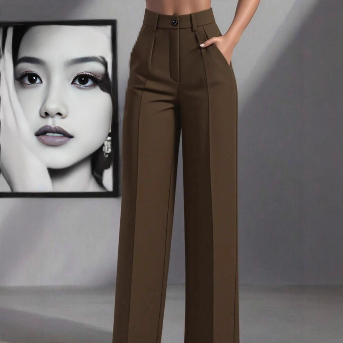 Casual Full Length Dress Pants