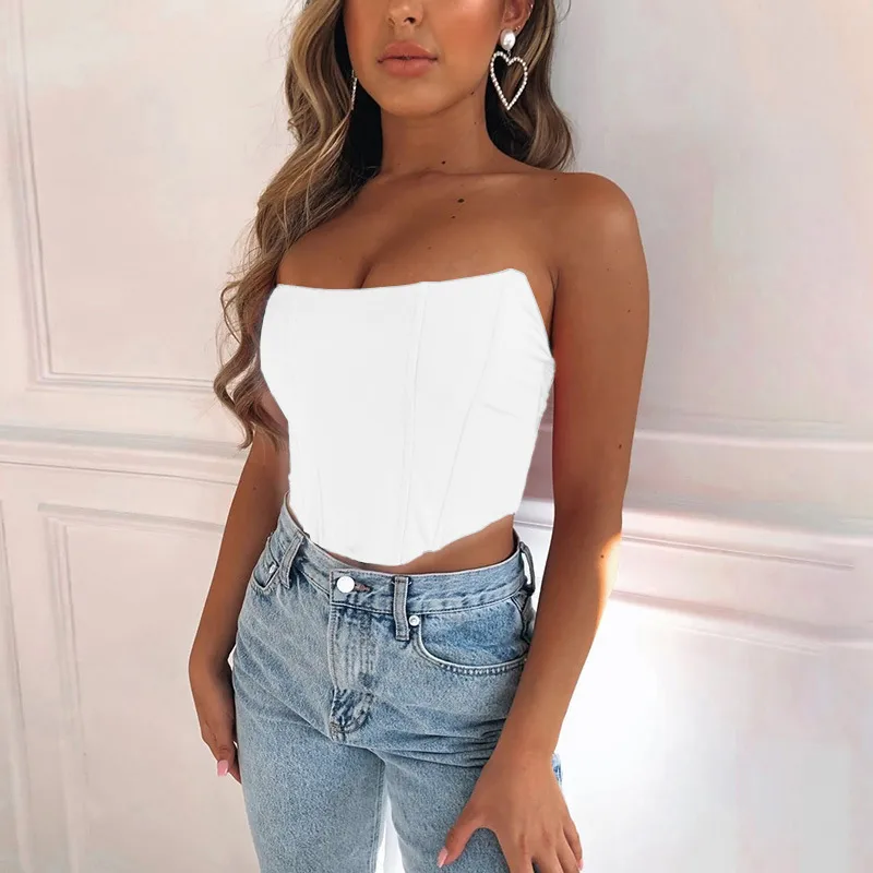 Casava BareGlow Strapless Backless Top