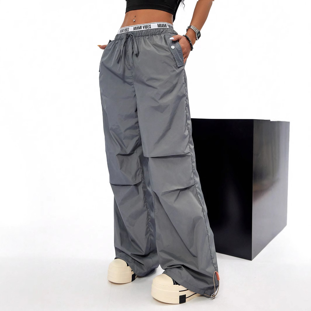 Vintage Style Color Block Cargo Pants