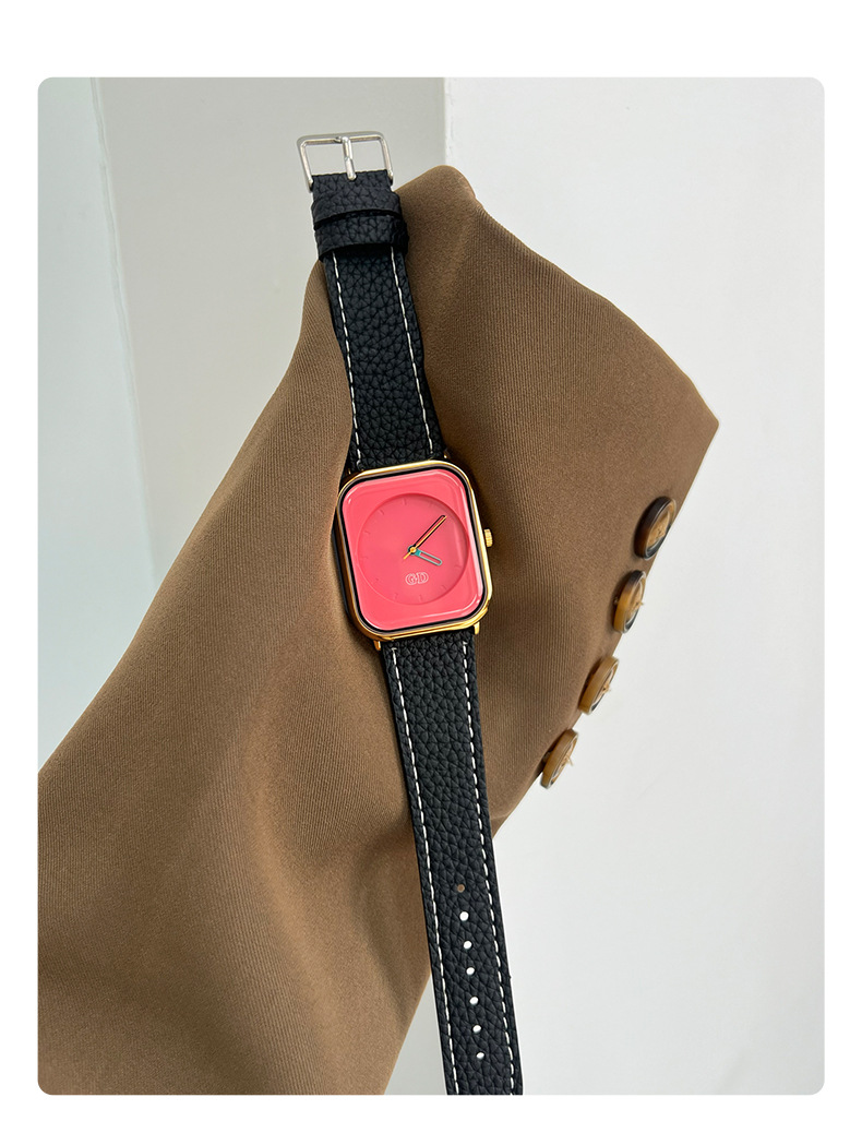 Quartz Watch For Women With Silica Gel Strap