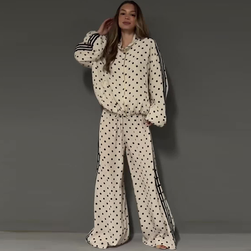 Polka Dots Pant Co-ord Set